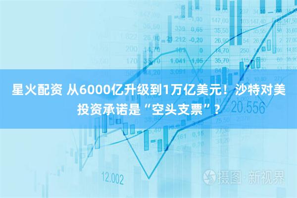 星火配资 从6000亿升级到1万亿美元！沙特对美投资承诺是“空头支票”？